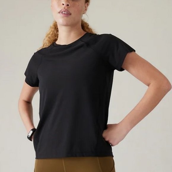 Athleta Ultimate Train Tee Size Large Petite - Picture 1 of 7
